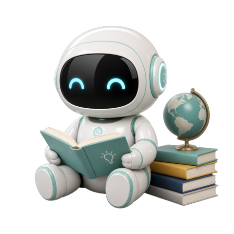 Via, a tanuló-társ robot könyvekkel